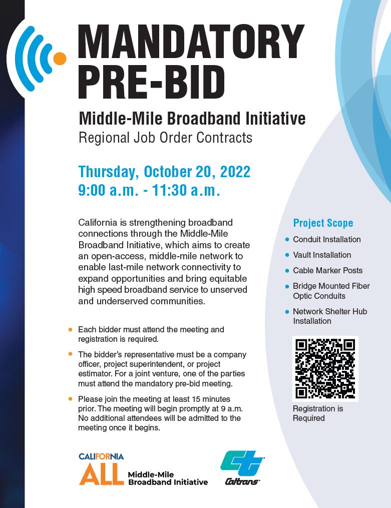 Mandatory Pre-Bid Meeting Notice Pre-bid meeting announcement