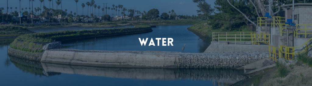Water Slider Graphic Visual for LA infrastructure update: Water Slider